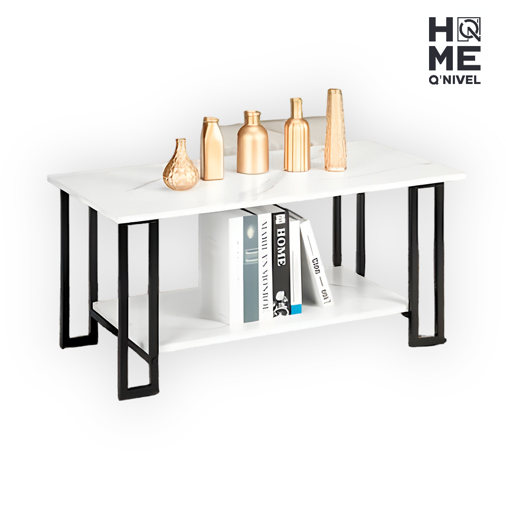 Mesa centro  rectangular 2 niveles